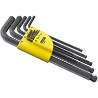 Stanley 1-13-976 Juego 9 Llaves largas de 1-5 a 10mm-Tipo libro-1-13-976